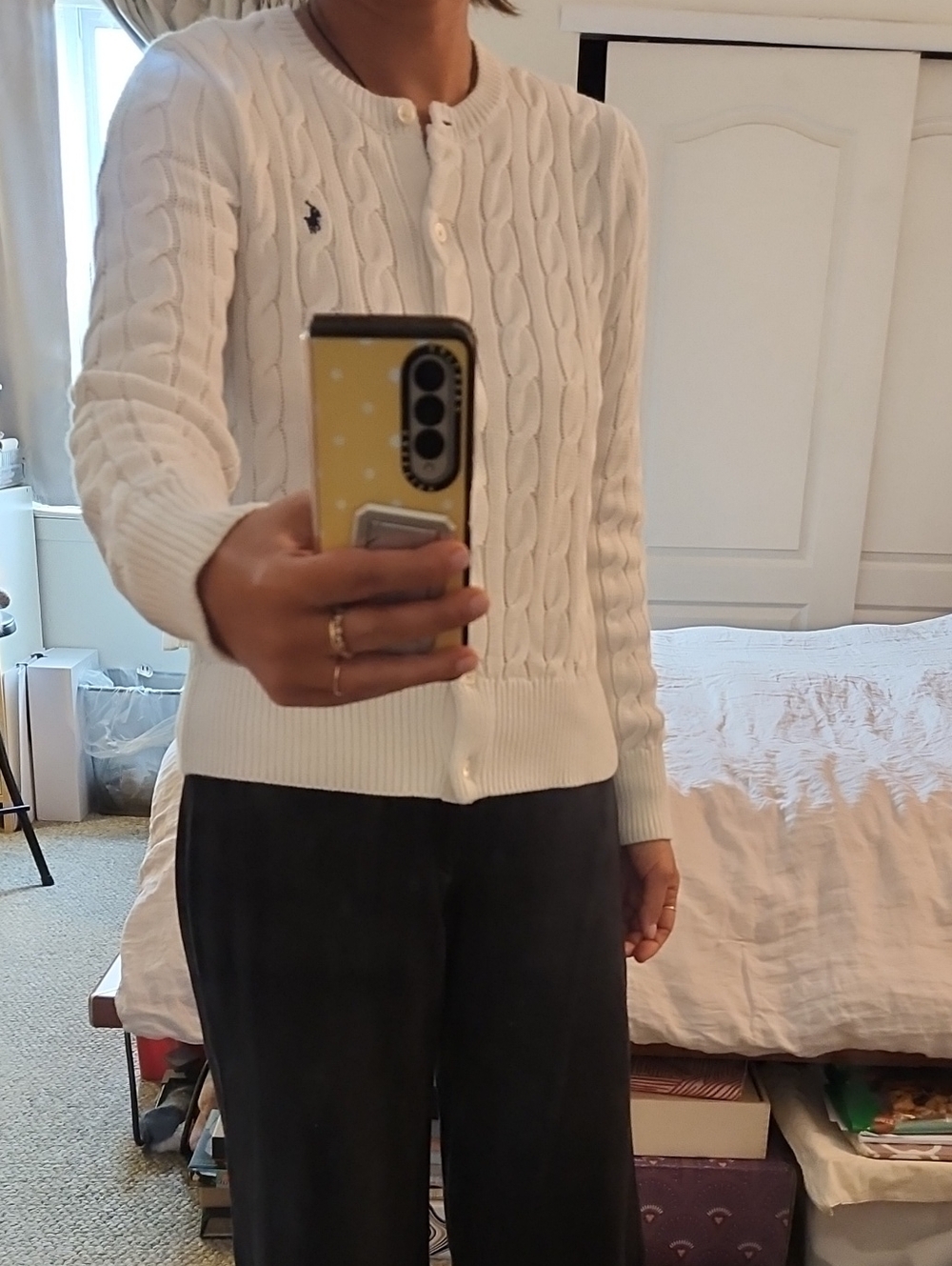 NWT Polo By Ralph Lauren Cable-knit Cardigan Sz M - Picture 7 of 8